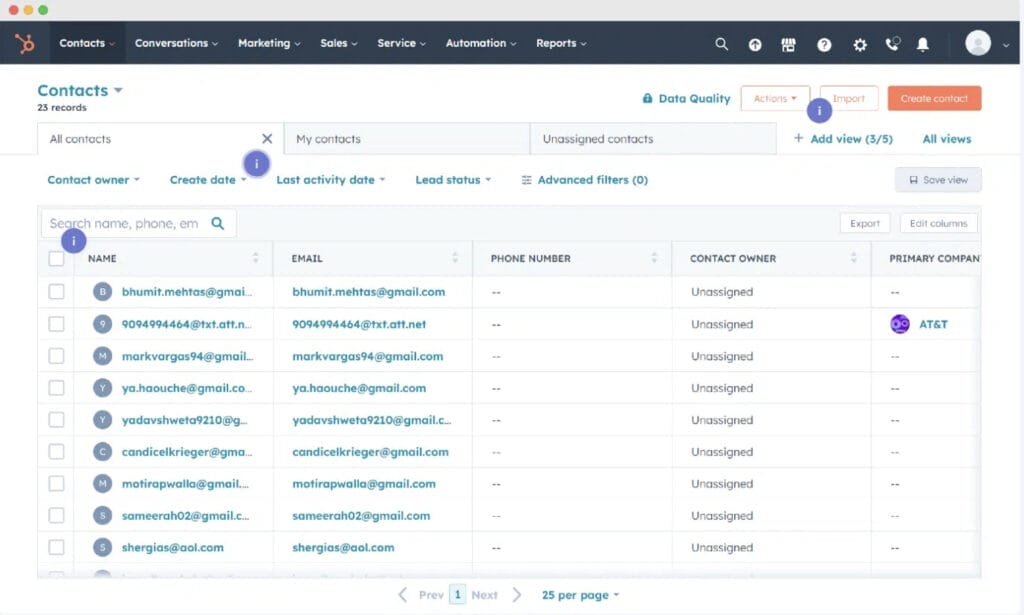 Hubspot CRM