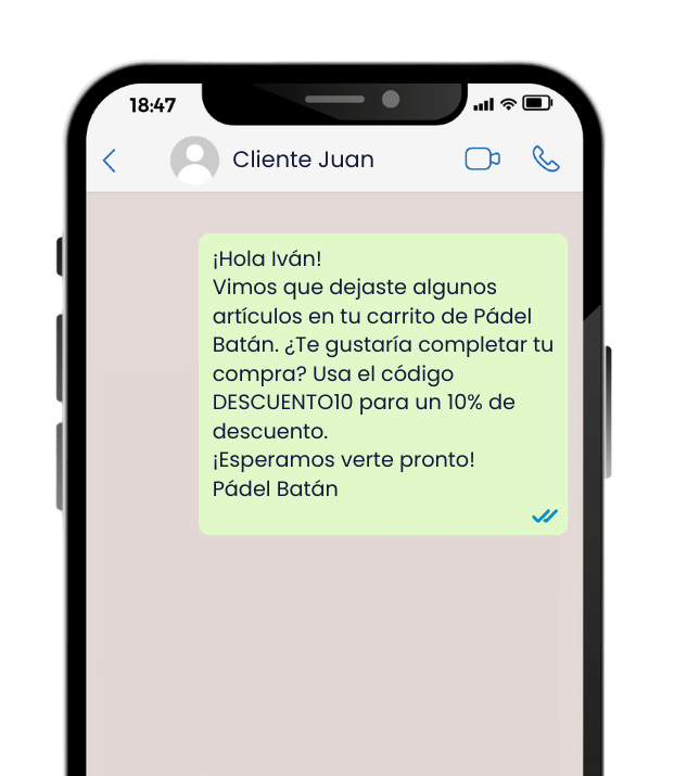 Recuperación de carritos abandonados en Shopify con WhatsApp