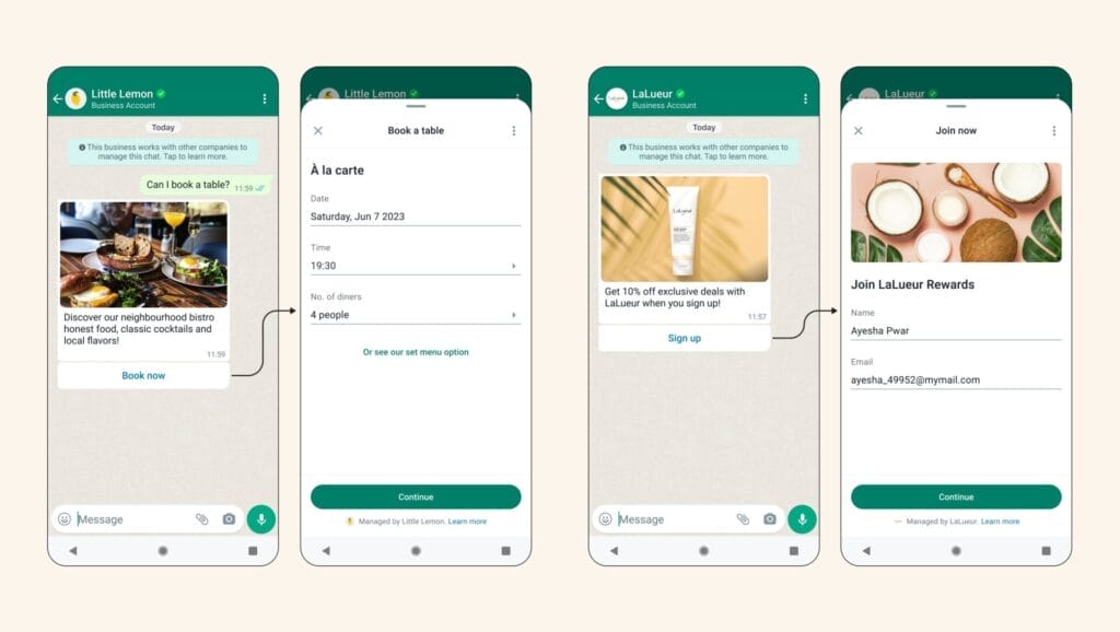 WhatsApp Flows