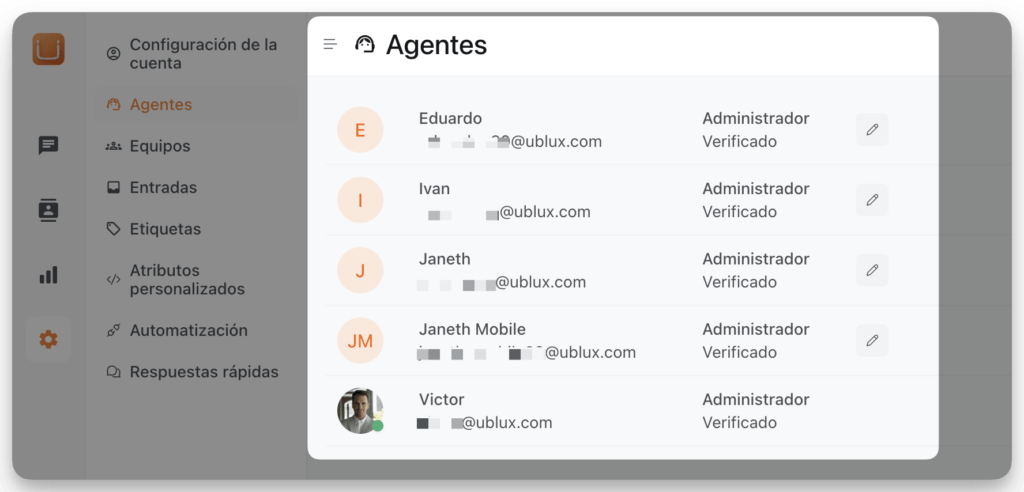 Asignación de agentes WhatsApp API